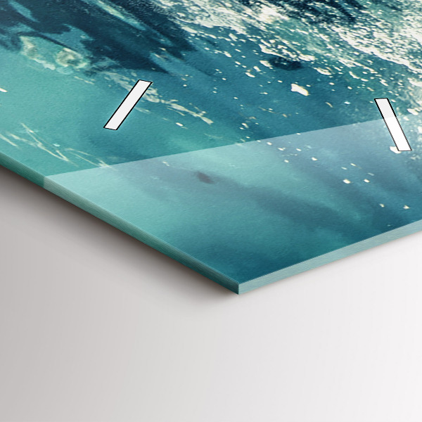 Orologio verticale Elefante che nuota nell'oceano