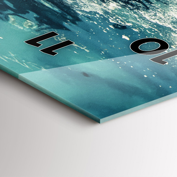 Orologio verticale Elefante che nuota nell'oceano