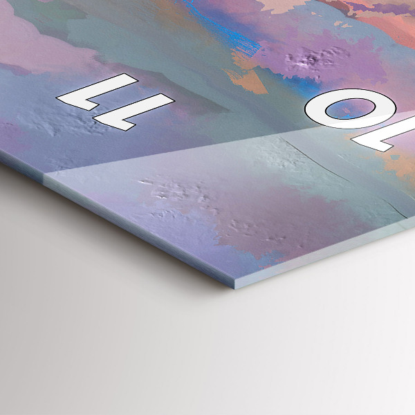 Orologio verticale Campo di girasoli