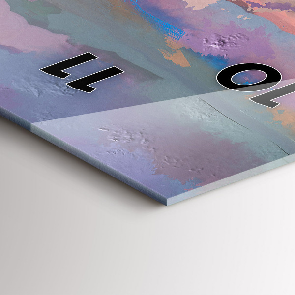 Orologio verticale Campo di girasoli