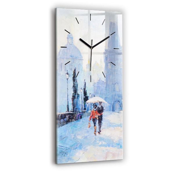 Orologio verticale Arte ad olio