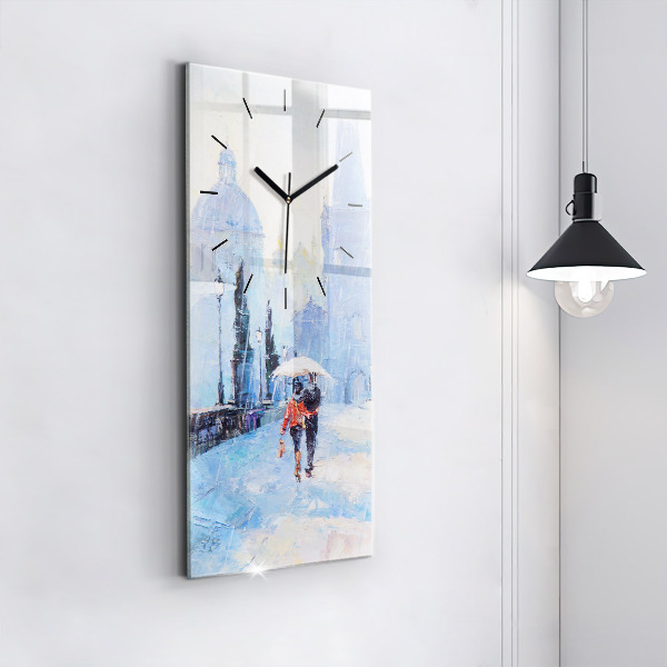 Orologio verticale Arte ad olio