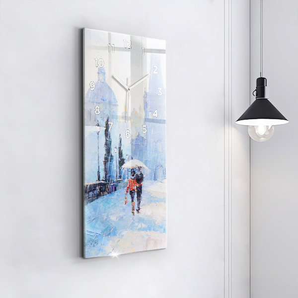 Orologio verticale Arte ad olio