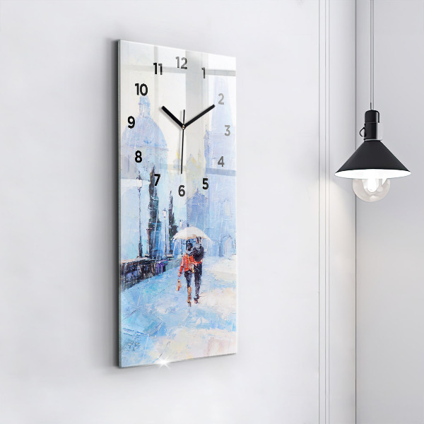 Orologio verticale Arte ad olio