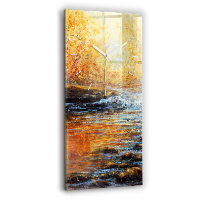 Orologio verticale in vetro Arte artistica