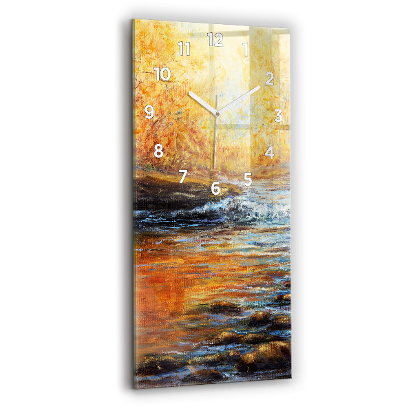 Orologio verticale in vetro Arte artistica