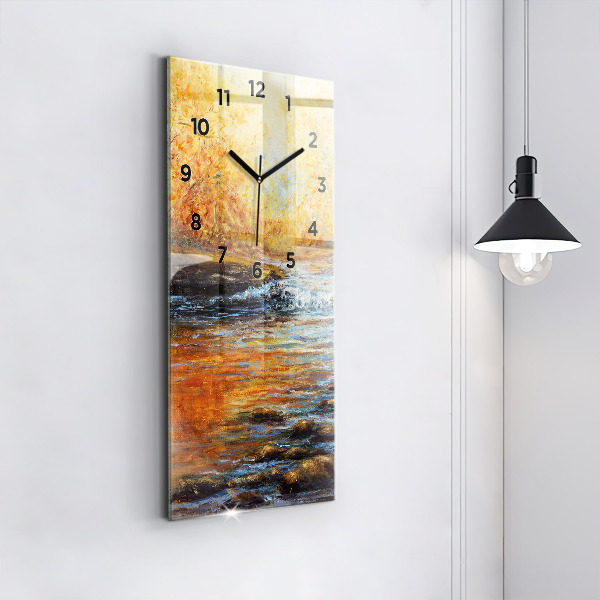 Orologio verticale in vetro Arte artistica