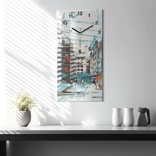 Orologio verticale Arte di strada