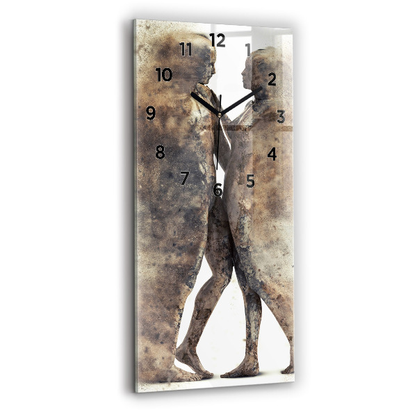 Orologio verticale Persone astratte sabbia