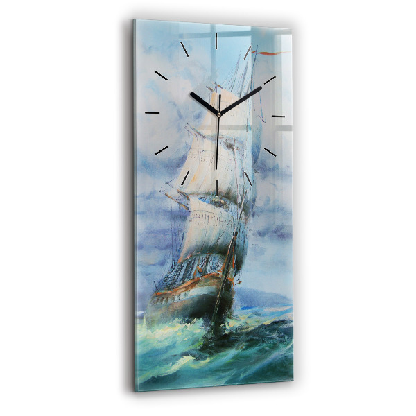 Orologio verticale Una nave sull'acqua