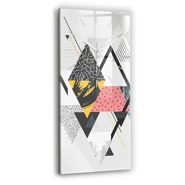 Orologio verticale Motivo geometrico