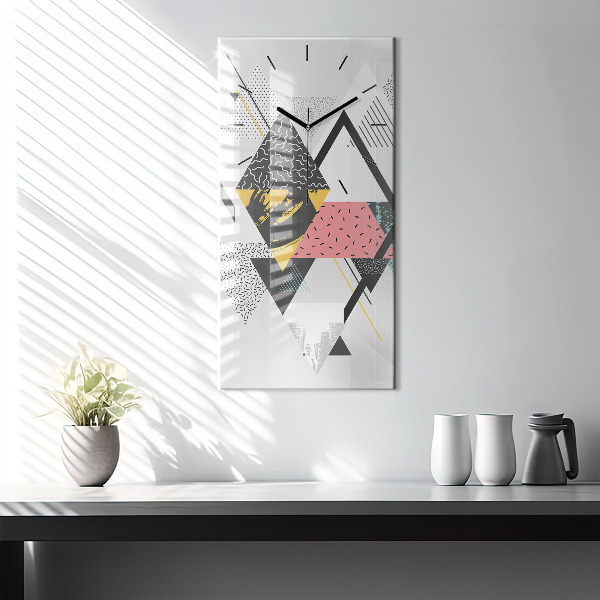Orologio verticale Motivo geometrico