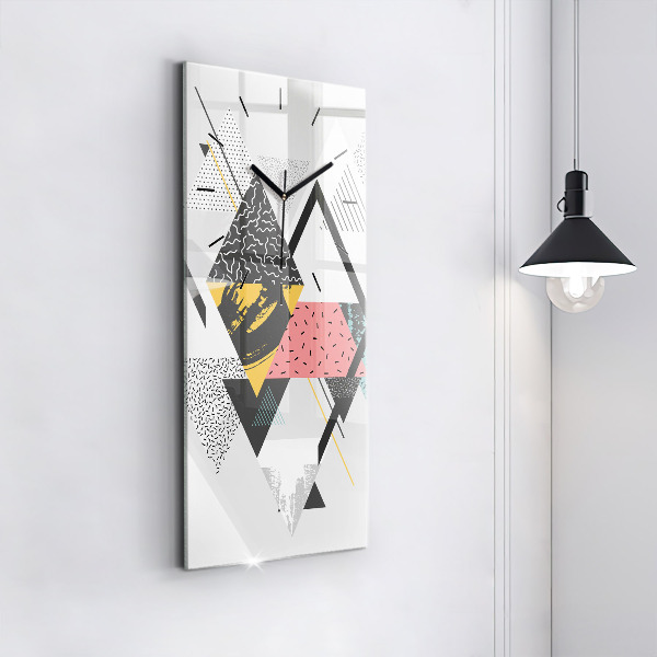Orologio verticale Motivo geometrico