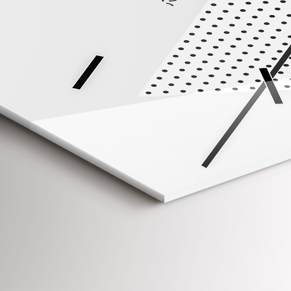Orologio verticale Motivo geometrico