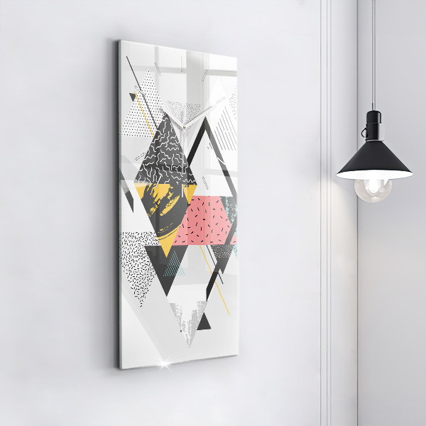 Orologio verticale Motivo geometrico