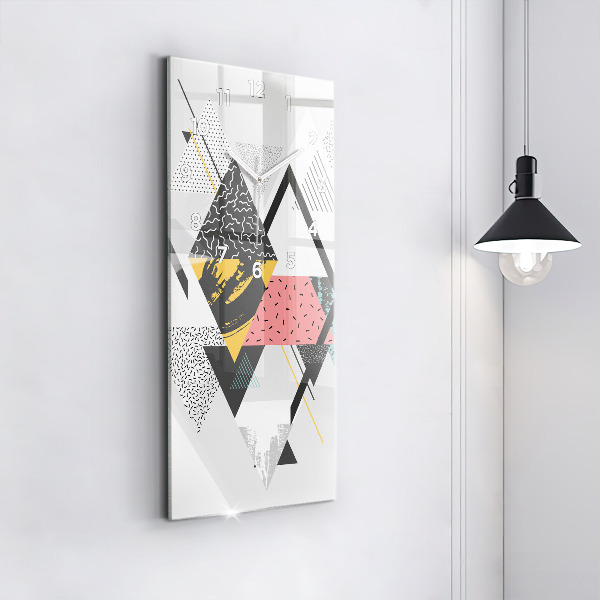 Orologio verticale Motivo geometrico