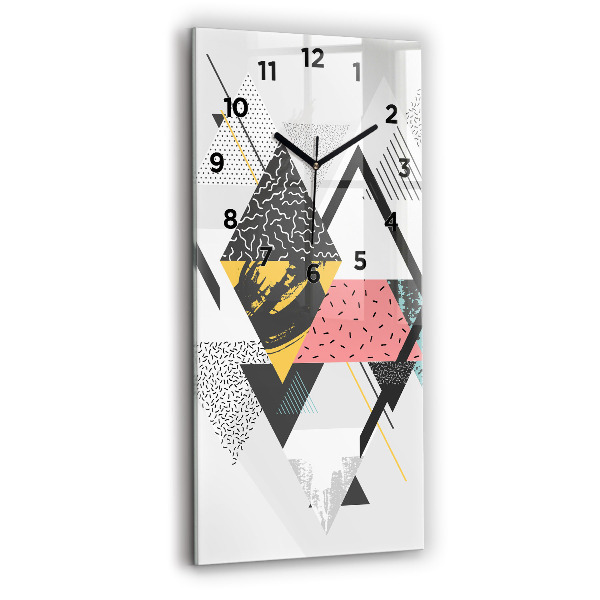 Orologio verticale Motivo geometrico