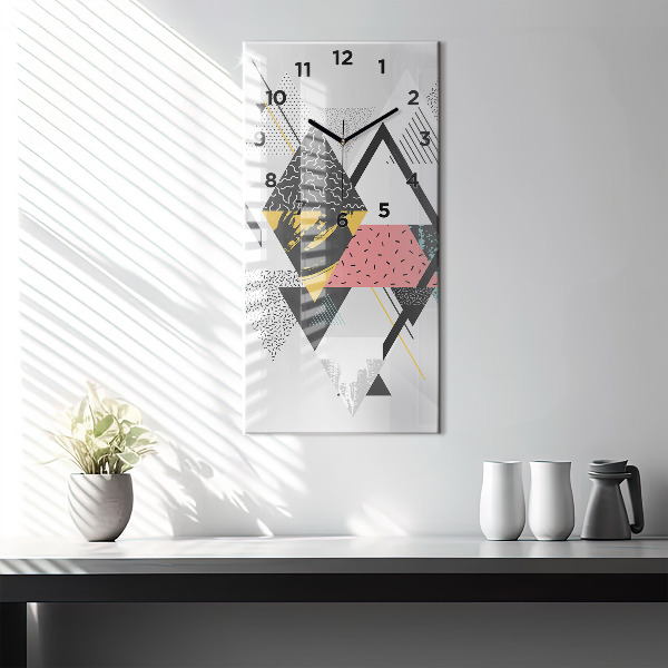 Orologio verticale Motivo geometrico