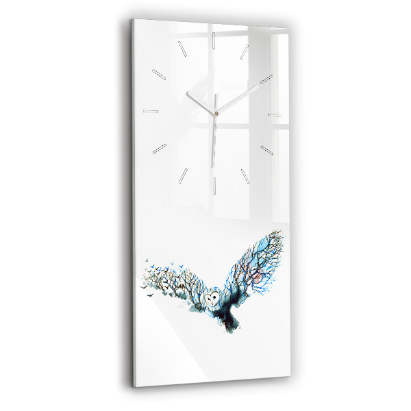 Orologio verticale Libertà e natura degli uccelli