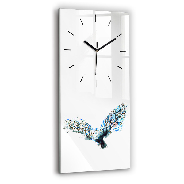 Orologio verticale Libertà e natura degli uccelli