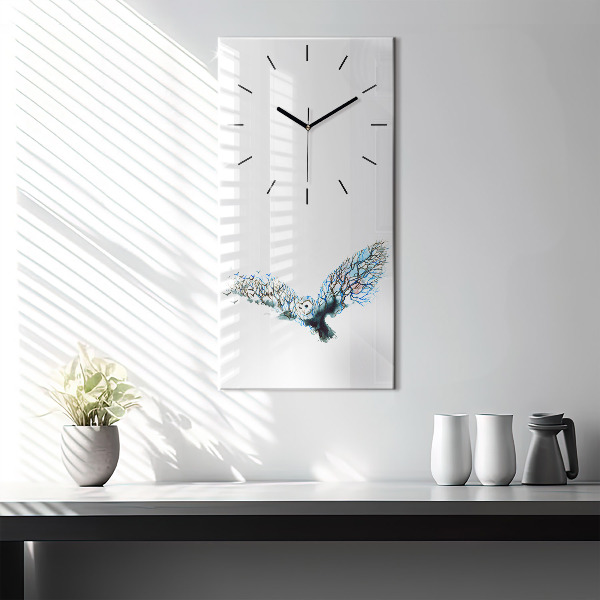 Orologio verticale Libertà e natura degli uccelli