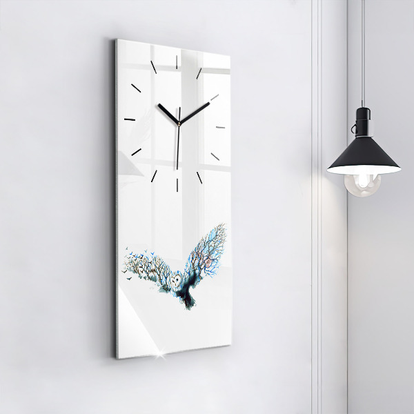 Orologio verticale Libertà e natura degli uccelli