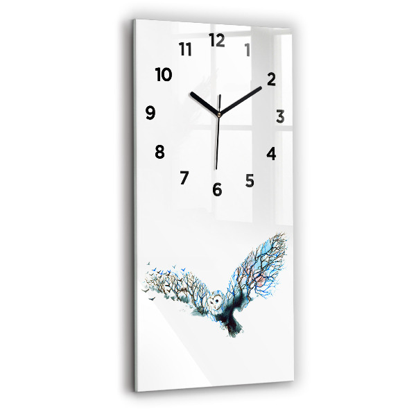 Orologio verticale Libertà e natura degli uccelli