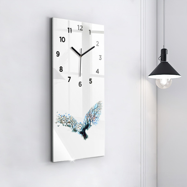 Orologio verticale Libertà e natura degli uccelli