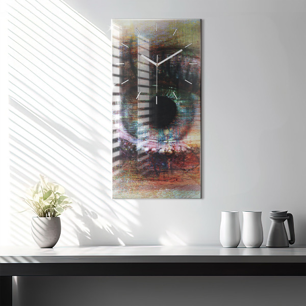 Orologio verticale Occhio dell'arte di strada