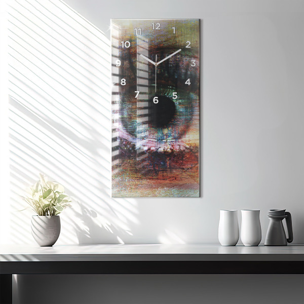 Orologio verticale Occhio dell'arte di strada