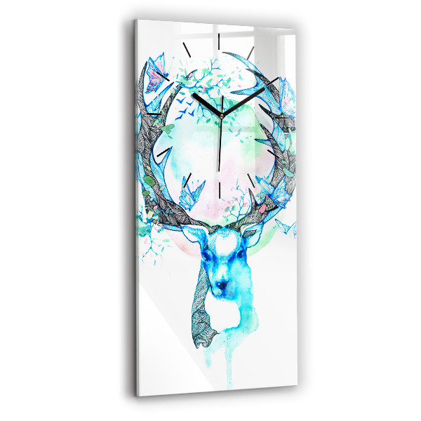 Orologio verticale Illustrazione di cervo