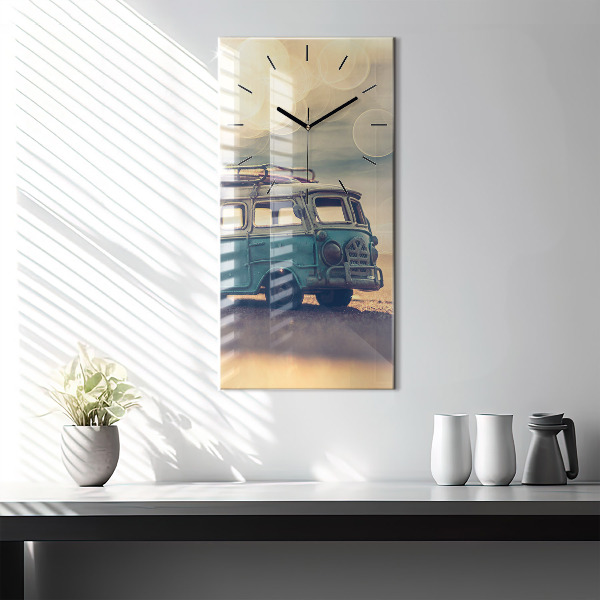 Orologio verticale Camper sulla spiaggia