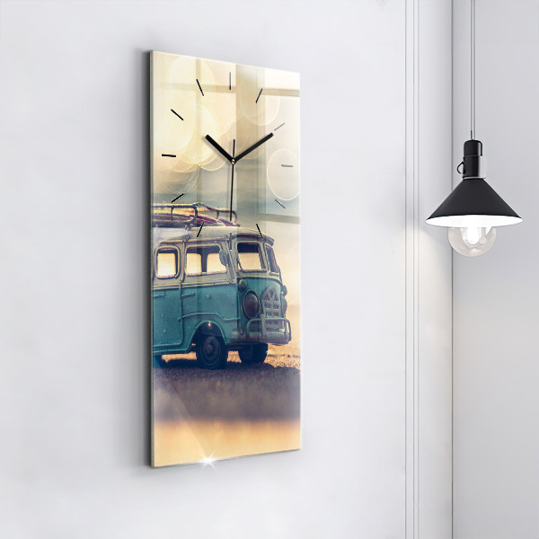 Orologio verticale Camper sulla spiaggia