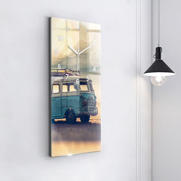 Orologio verticale Camper sulla spiaggia