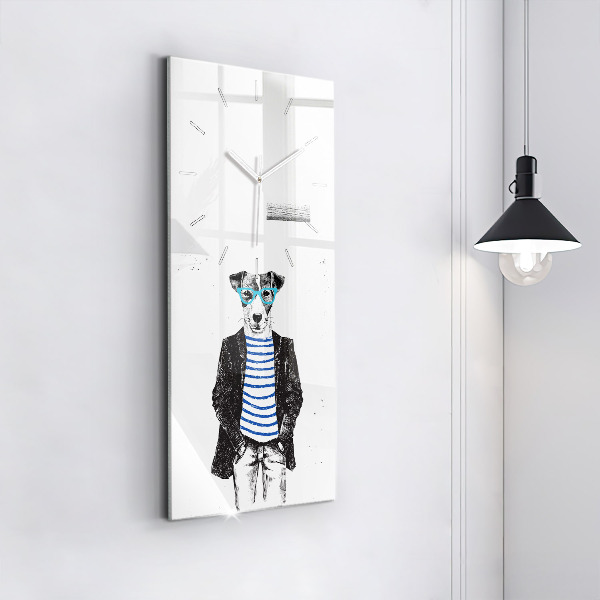 Orologio verticale Un cane in un corpo umano