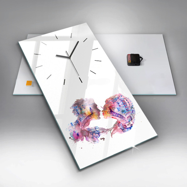 Orologio verticale Due corpi un'anima