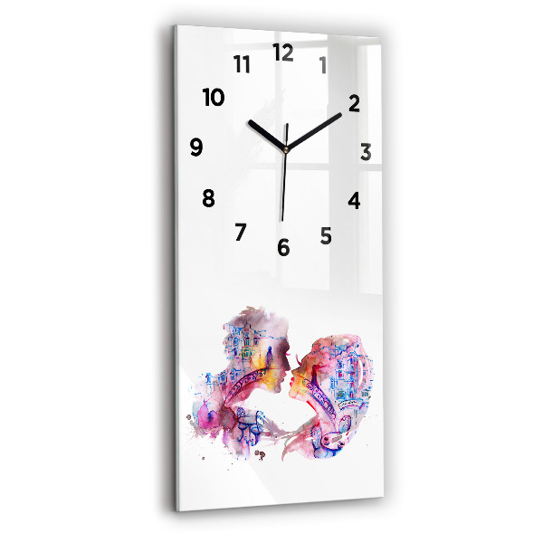 Orologio verticale Due corpi un'anima