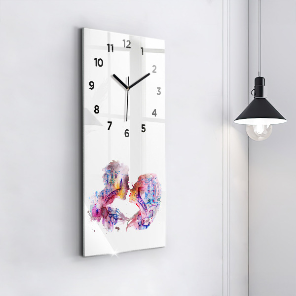 Orologio verticale Due corpi un'anima