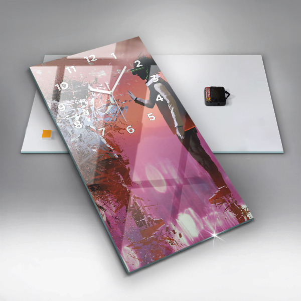 Orologio verticale Cyberspazio