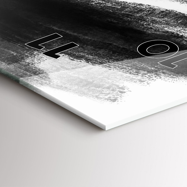 Orologio verticale Donna in bianco e nero