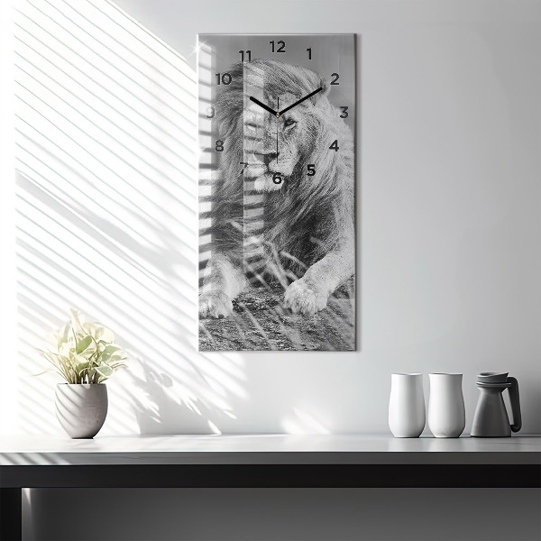 Orologio verticale Astrazione - Leone