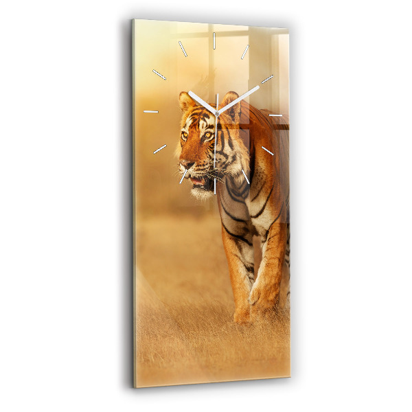 Orologio verticale Caccia alla tigre