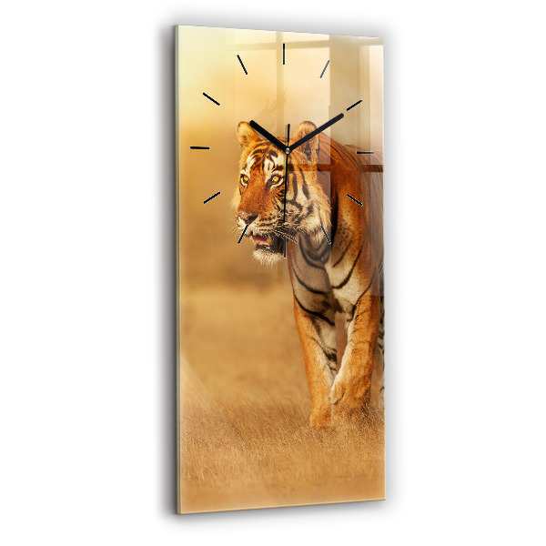 Orologio verticale Caccia alla tigre