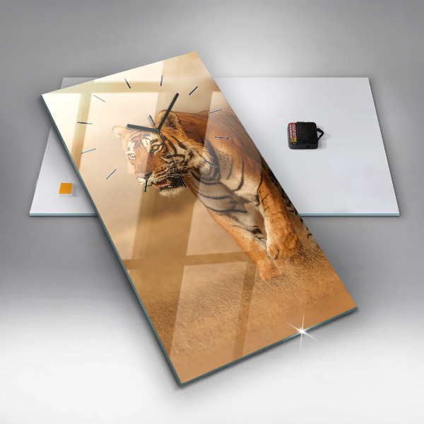 Orologio verticale Caccia alla tigre