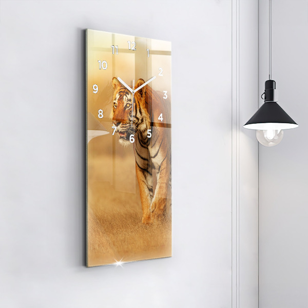 Orologio verticale Caccia alla tigre