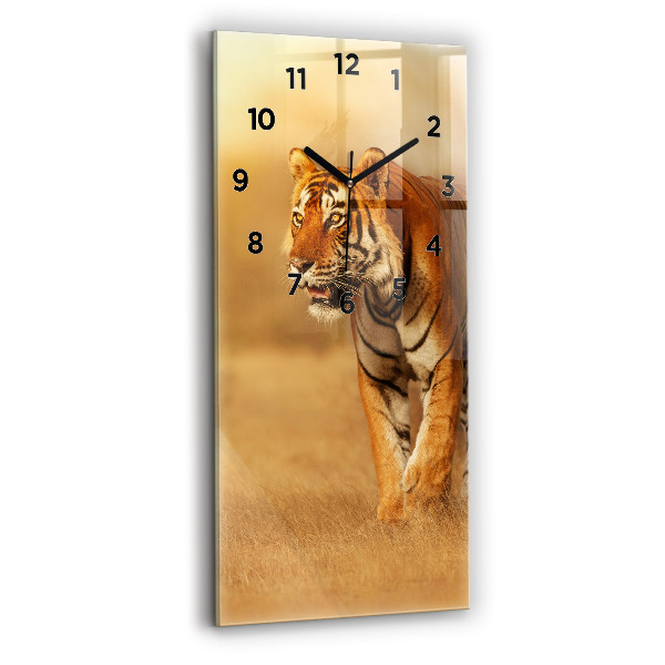 Orologio verticale Caccia alla tigre