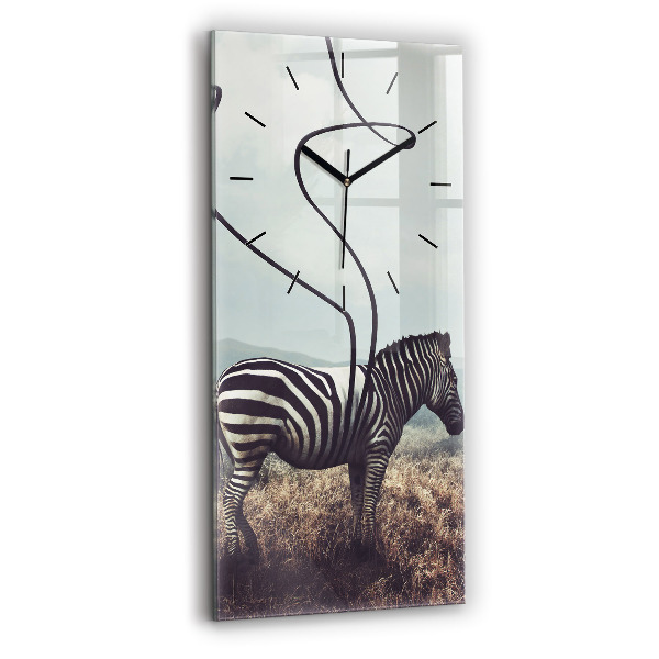 Orologio verticale Zebra – Astrazione