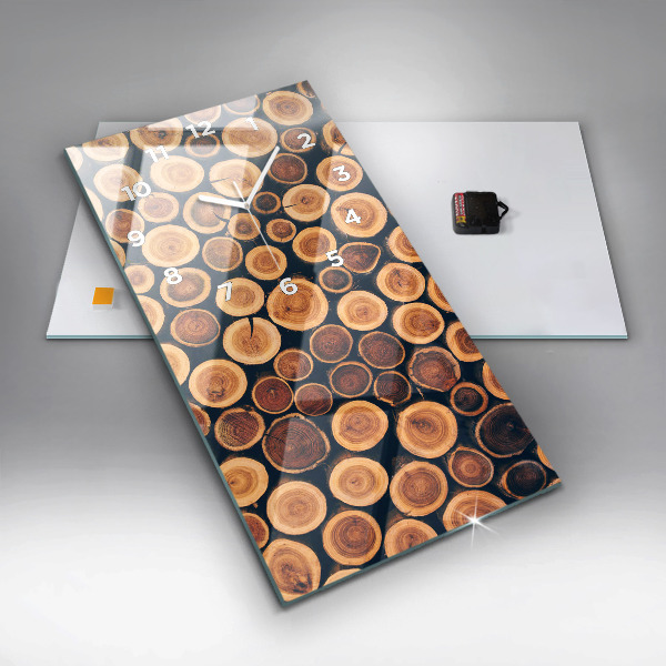 Orologio verticale Legna