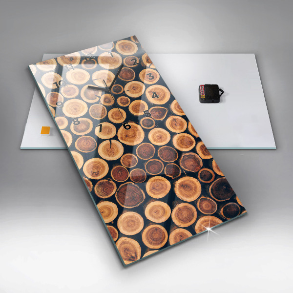 Orologio verticale Legna