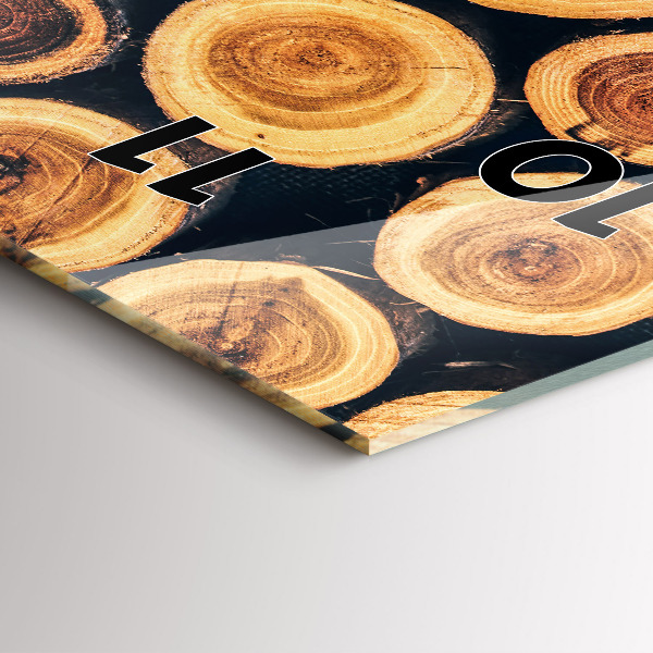 Orologio verticale Legna